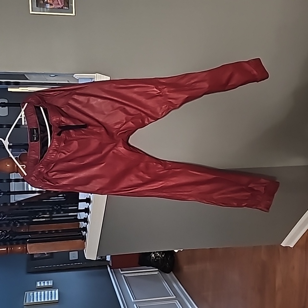 NWOT Faux Leather Joggers